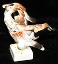 051110 MEISSEN PORCELAIN FIGURE OF AN EAGLE H 3