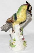 051109 GERMAN PORCELAIN FIGURE OF AN EXOTIC BIRD