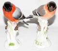 051108 MEISSEN PORCELAIN FIGURES OF BIRDS TWO H 6