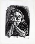 062123 ISAAC FRIEDLANDER WOOD ENGRAVING GILDA 1935