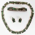 051147 TAXCO MEXICAN STERLING NECKLACE BRACELET 