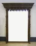 Victorian hall mirror