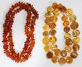 051143 POLISH AMBER NECKLACES TWO C 192030