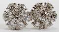 041134 126 CT DIAMOND CLUSTER EARRINGS DIA 14