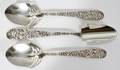041119 JACOBI  JENKINS REPOUSSE STERLING SPOONS 
