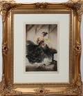 082076 LOUIS ICART ETCHING DRYPOINT AND AQUATINT