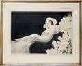 082074 LOUIS ICART COLORED ETCHING  DRYPOINT 1937