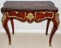 071133 FRENCH LOUIS XV STYLE INLAID GAMES TABLE H 32