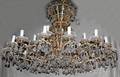 052081 AUSTRIAN CRYSTALBRASS CHANDELIER MANSION SIZE