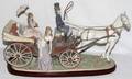 051163 LLADRO PORCELAIN PLATEAU THE LANDAU CARRIAGE