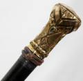 041174 VICTORIAN GOLD FILLED HANDLE WALKING STICK