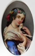 041169 CONTINENTAL PORCELAIN MINIATURE 19TH C 3