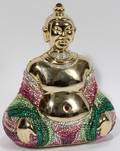 041155 JUDITH LEIBER MULTICOLOR BUDDHA MINAUDIRE