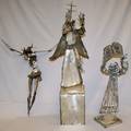 090140 MARIAN OWCZARSKI STAINLESS STEEL SCULPTURES