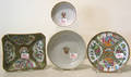 Four pcs of Chinese export porcelain