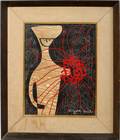 072100 KIYOSHI SAITO WOODBLOCK PRINT 16150 1958
