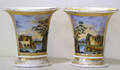 Pair of Paris porcelain vases