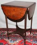 061208 MAHOGANY DROPLEAF TABLE BY IMPERIAL C 1930