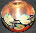 060157 CHARLES LOTTON ART GLASS VAS H 6 DIA 7