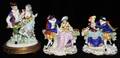 051226 GERMAN PORCELAIN FIGURE GROUPS THREE C 1930