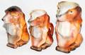 050139 ROYAL BAYREUTH DACHSHUND PORCELAIN GROUPING