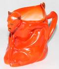 050133 ROYAL BAYREUTH SEATED DEVIL PORCELAIN PITCHER