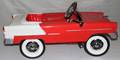 050121 CHILDS 55 CHEVY METAL PEDAL CAR H 19 L 39