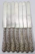 041212 AMERICAN STERLING REPOUSSE HANDLED KNIVES 7
