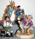 040149 ROYAL DOULTON PORCELAIN FIGURINES 4 PCS