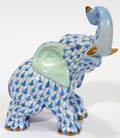 090210 HEREND PORCELAIN ELEPHANT H 4