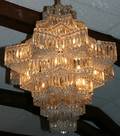 082146 SCHOENBEK 49 LIGHT CRYSTAL CHANDELIER H 36