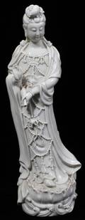 062255 CHINESE BLANC DE CHINE QUAN YIN H 12