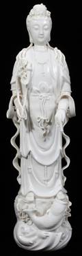 062254 CHINESE BLANC DE CHINE QUAN YIN H 17 12