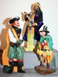 040164 ROYAL DOULTON PORCELAIN FIGURINES 3 PCS
