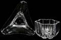 090224 KOSTA CRYSTAL BOWL  DISH H 4 DIA 7  11
