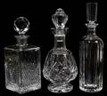 090223 ROGASKA WATERFORD  BACCARAT CRYSTAL DECANTERS