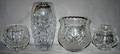 080189 WATERFORD ATLANTIS  ASTRAL CRYSTAL 4 PCS