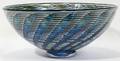080185 KOSTA BODA GLASS CENTERPIECE BOWL H 6 DIA 13