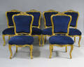 Set of 6 French style side chairs