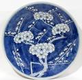071274 CHINESE BLUEWHITE PORCELAIN HAWTHORNE CHARGER