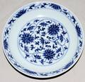 071271 CHINESE BLUE WHITE PORCELAIN BOWL H 1 14