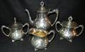 070212 SILVER PLATE COFFEE SET FOUR PIECES