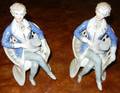 070194 PORCELAIN FIGURES PAIR H 7 12