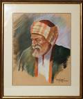 070205 PASTEL MIDDLE EASTERN MAN 19 X 15