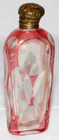 061320 CRANBERRYTOCLEAR GLASS SCENT BOTTLE L 3 14