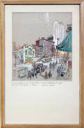 052232 CHARLES WALTER SIMPSON PENCIL AND WATERCOLOR