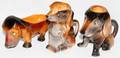 050244 ROYAL BAYREUTH BASSET HOUND PORCELAIN GROUPING