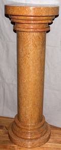 090268 MARBLE PEDESTAL H 40 DIA 14