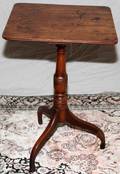 062318 ENGLISH MAHOGANY STAND 19TH C W 15 12