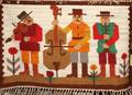 062328 KAPELA KAMINSKI POLISH FOLK ART WOOL WEAVING